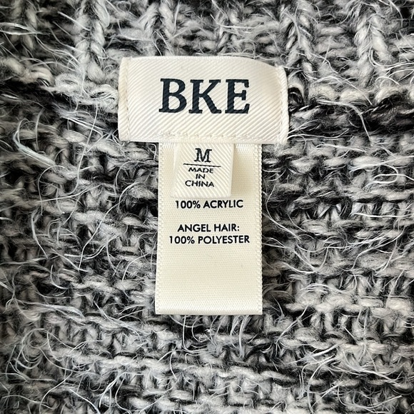 BKE Long Open Cardigan Eyelash Heavyweight Sweater Size Medium Long Sleeves - Picture 5 of 13